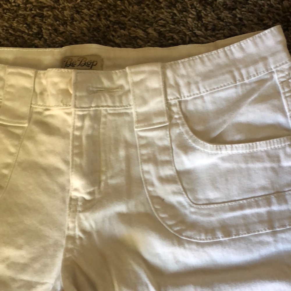 White Low Rise Jorts - Picture 4 of 12